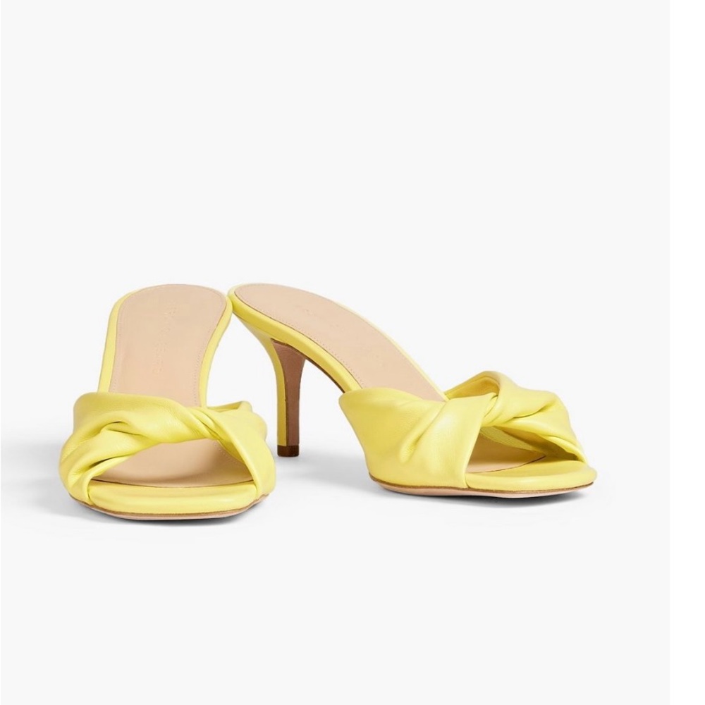 VERONICA BEARDMelli Twist Leather Kitten-Heel Sandals